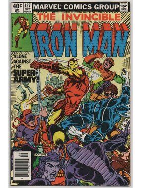 Iron Man 127 Marvel Comics 1979 FN+ 6.5 Newsstand Super-Army